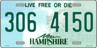 NH license plate 3064150