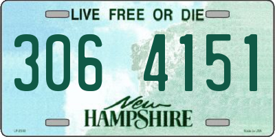 NH license plate 3064151
