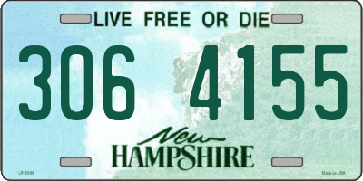 NH license plate 3064155