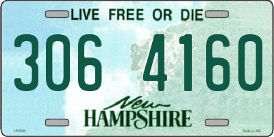 NH license plate 3064160