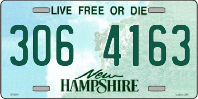 NH license plate 3064163