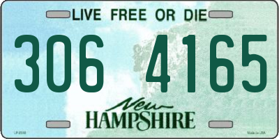 NH license plate 3064165