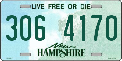 NH license plate 3064170