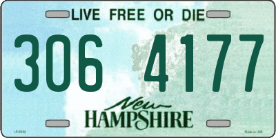 NH license plate 3064177