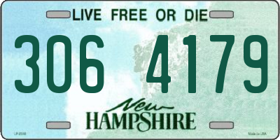 NH license plate 3064179