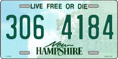 NH license plate 3064184