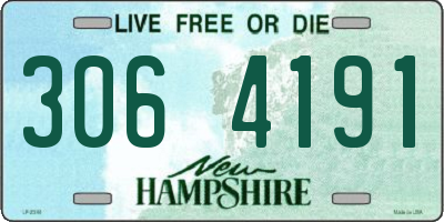 NH license plate 3064191