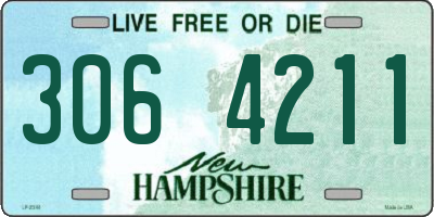 NH license plate 3064211