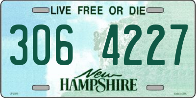NH license plate 3064227