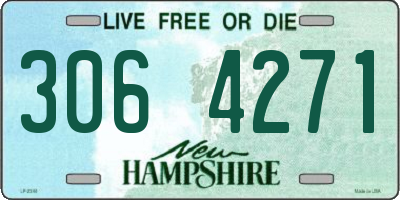 NH license plate 3064271