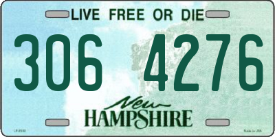 NH license plate 3064276