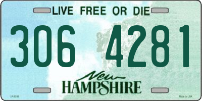 NH license plate 3064281
