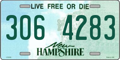 NH license plate 3064283