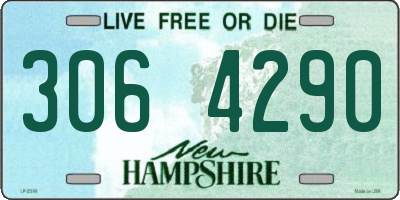 NH license plate 3064290