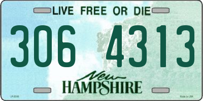 NH license plate 3064313