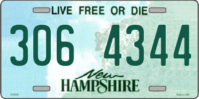 NH license plate 3064344
