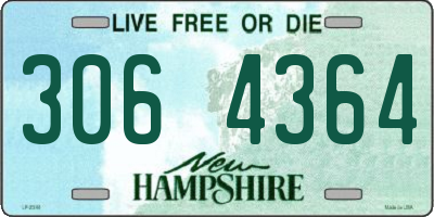 NH license plate 3064364