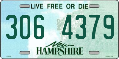 NH license plate 3064379