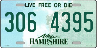 NH license plate 3064395
