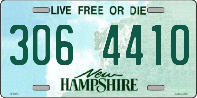 NH license plate 3064410