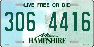 NH license plate 3064416