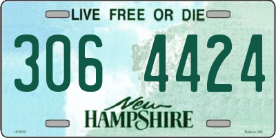 NH license plate 3064424