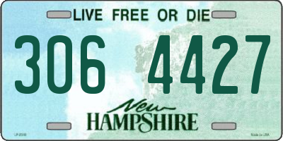 NH license plate 3064427