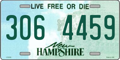 NH license plate 3064459