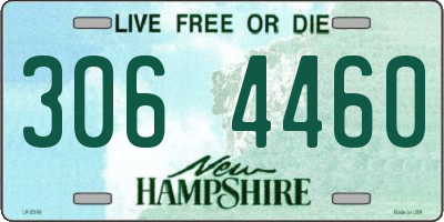 NH license plate 3064460