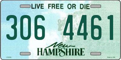 NH license plate 3064461