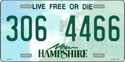 NH license plate 3064466