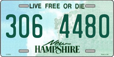 NH license plate 3064480