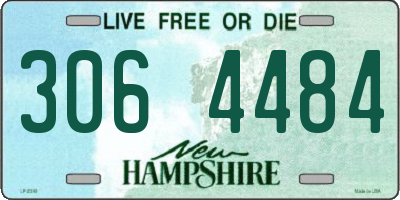 NH license plate 3064484