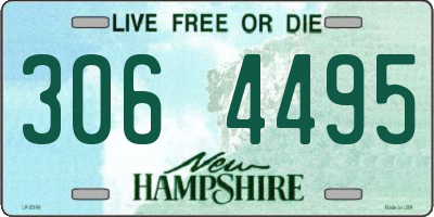 NH license plate 3064495