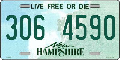 NH license plate 3064590