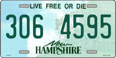 NH license plate 3064595