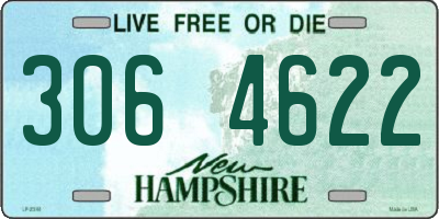 NH license plate 3064622