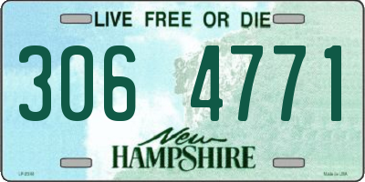 NH license plate 3064771