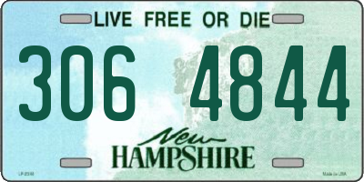 NH license plate 3064844