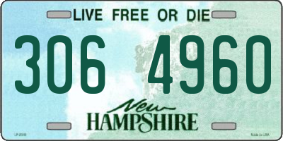NH license plate 3064960