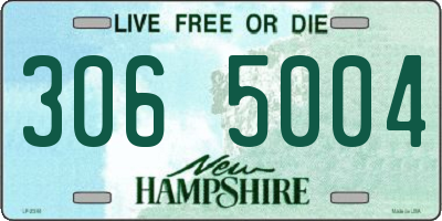 NH license plate 3065004
