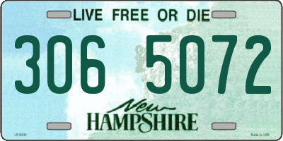 NH license plate 3065072