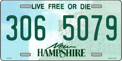 NH license plate 3065079