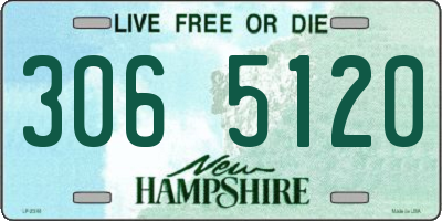 NH license plate 3065120