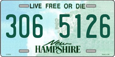 NH license plate 3065126