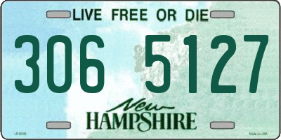 NH license plate 3065127