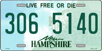NH license plate 3065140
