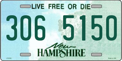 NH license plate 3065150