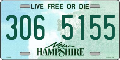 NH license plate 3065155