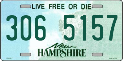 NH license plate 3065157